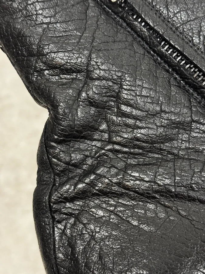 2000s Roberto Cavalli Black Silver Leather Boots wFBmFde 6