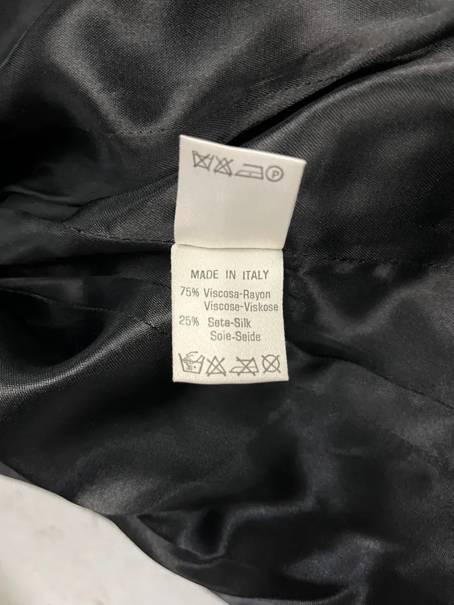 2000s Roberto Cavalli Silver Paint Black Blazer SsZbrGg 10