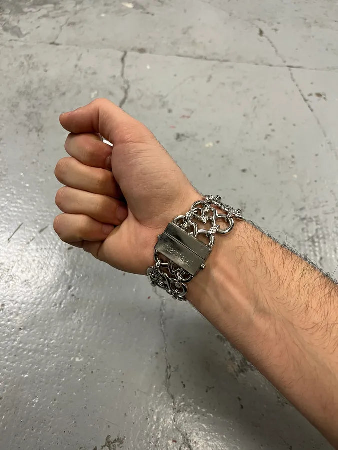 2000s Roberto Cavalli Snake Bracelet Watch aTOFORf 1