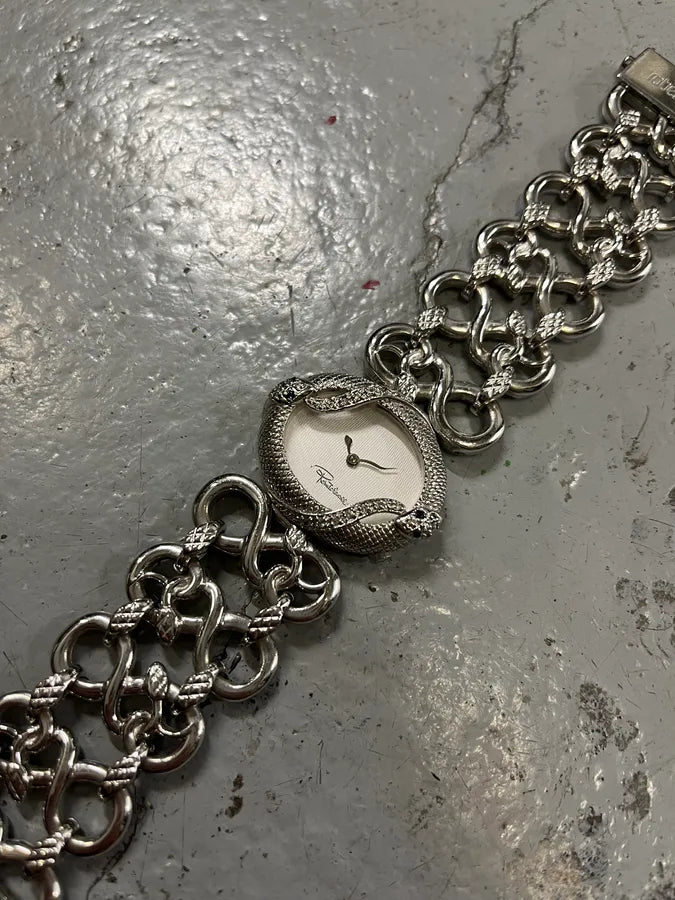 2000s Roberto Cavalli Snake Bracelet Watch aTOFORf 4