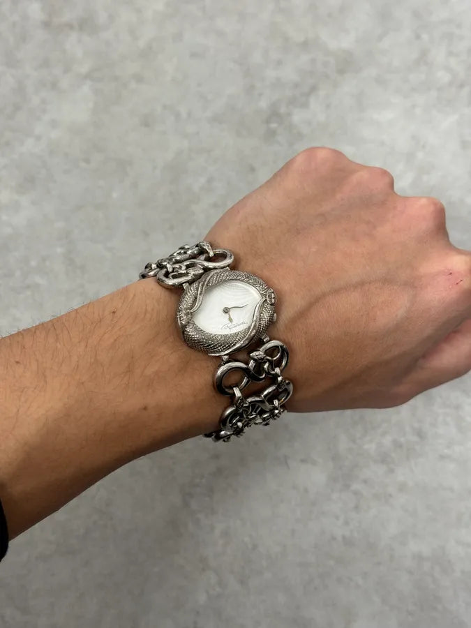 2000s Roberto Cavalli Snakes Bracelet Watch SiJtwGY 0