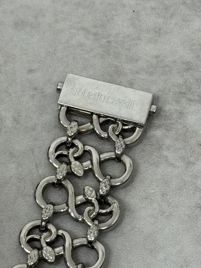 2000s Roberto Cavalli Snakes Oracle Stainless Steel Bracelet Watch JmGLgPK 5