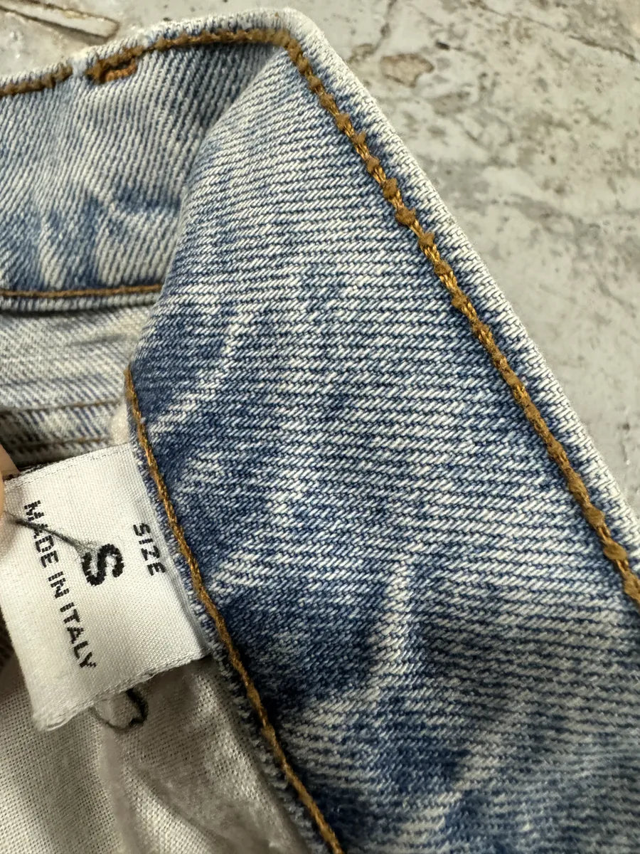 2000s Roberto Cavalli Solar Studded Blue Denim Jeans JcPUrjN 6