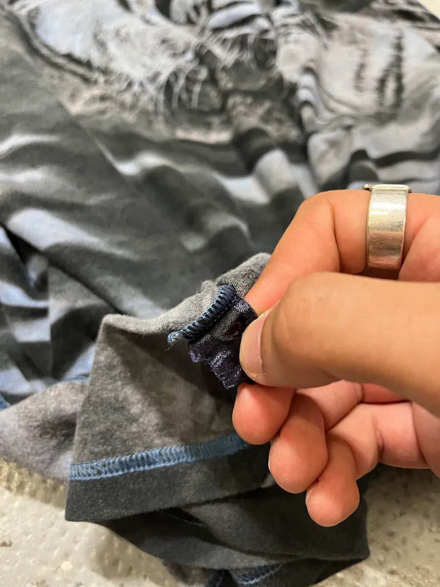 2000s Roberto Cavalli Tiger Grey T-shirt (S) lZxrzKF 7