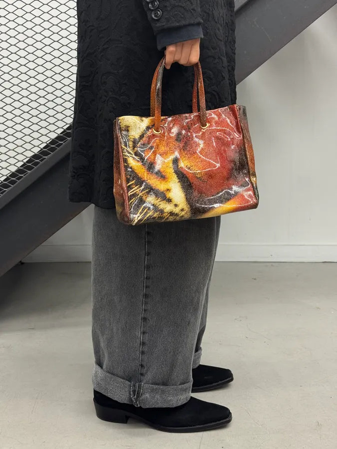 2000s Roberto Cavalli Tiger Print Handle Bag WSoCsma 1