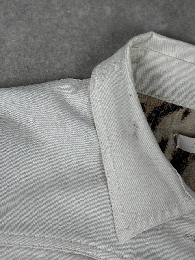 AW2001 Roberto Cavalli White & Leopard Patchwork Jacket zJRTWaB 10