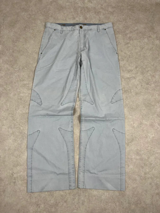 2000s Roberto Cavalli Grey Contemporary Pants TscCusz 0