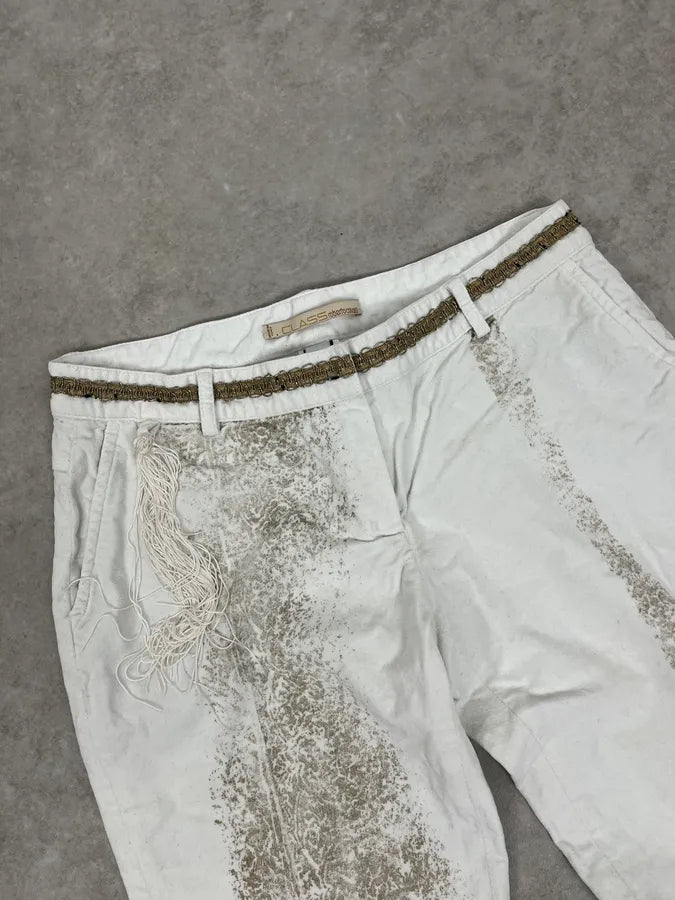 2000s Roberto Cavalli White Fur Effect Cozy Pants UWeDZEY 5