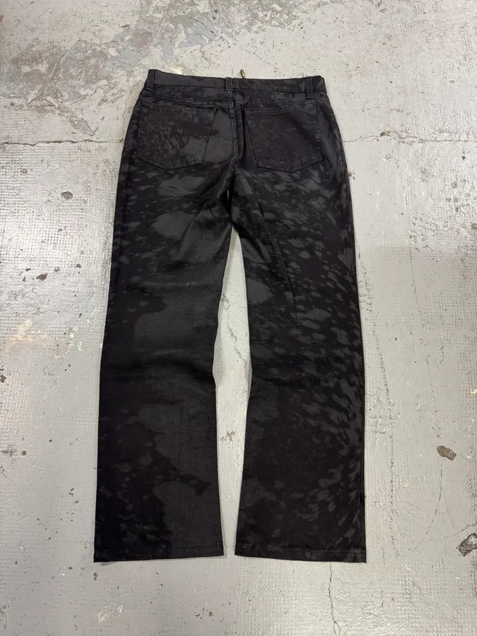 2000s Roberto Cavalli Wolf Black Fur Effect Pants cDjKicT 2