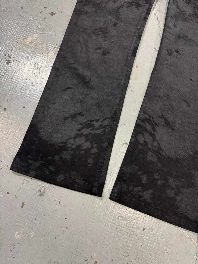 2000s Roberto Cavalli Wolf Black Fur Effect Pants cDjKicT 4