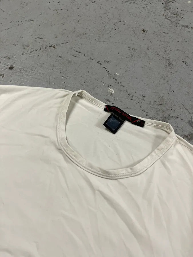 2000s Roberto Cavalli Wolves White Longsleeves uLzgLwJ 5