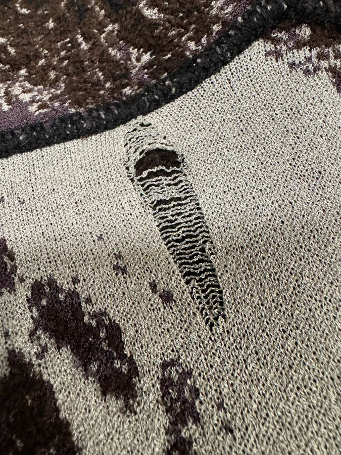 2000s Roberto Cavalli Wool Abstract Leopard Pattern Skirt & Jacket Set (S) YxdvFpd 14