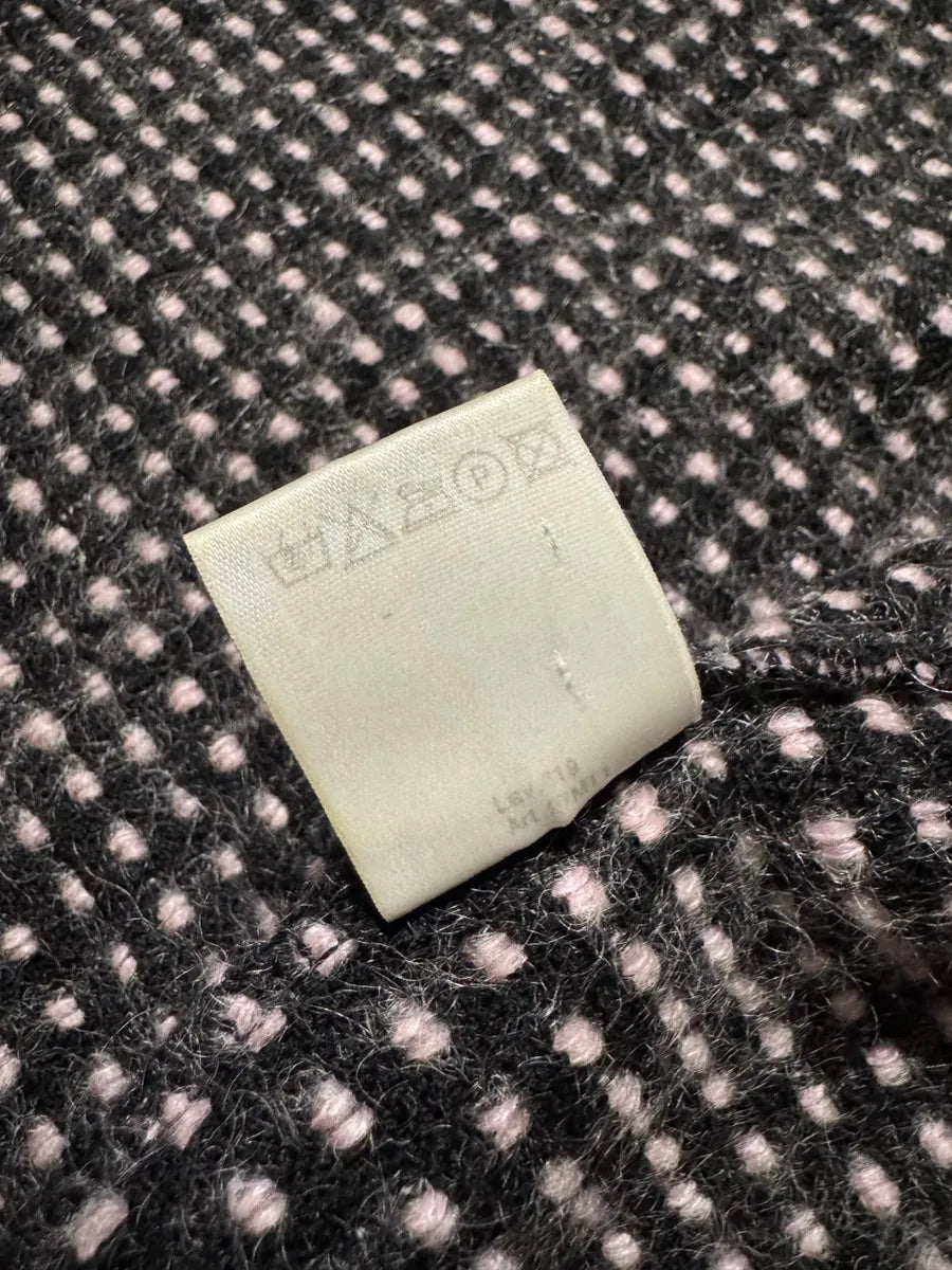 2000s Roberto Cavalli Wool Cardigan & Skirt Set (L) 8