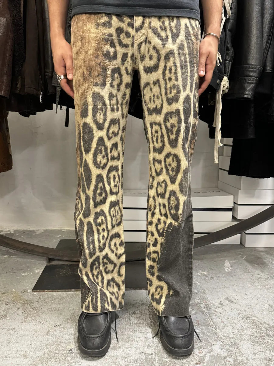 FW2001 Roberto Cavalli World Explosion Leopard Pants ylbYoGg 2