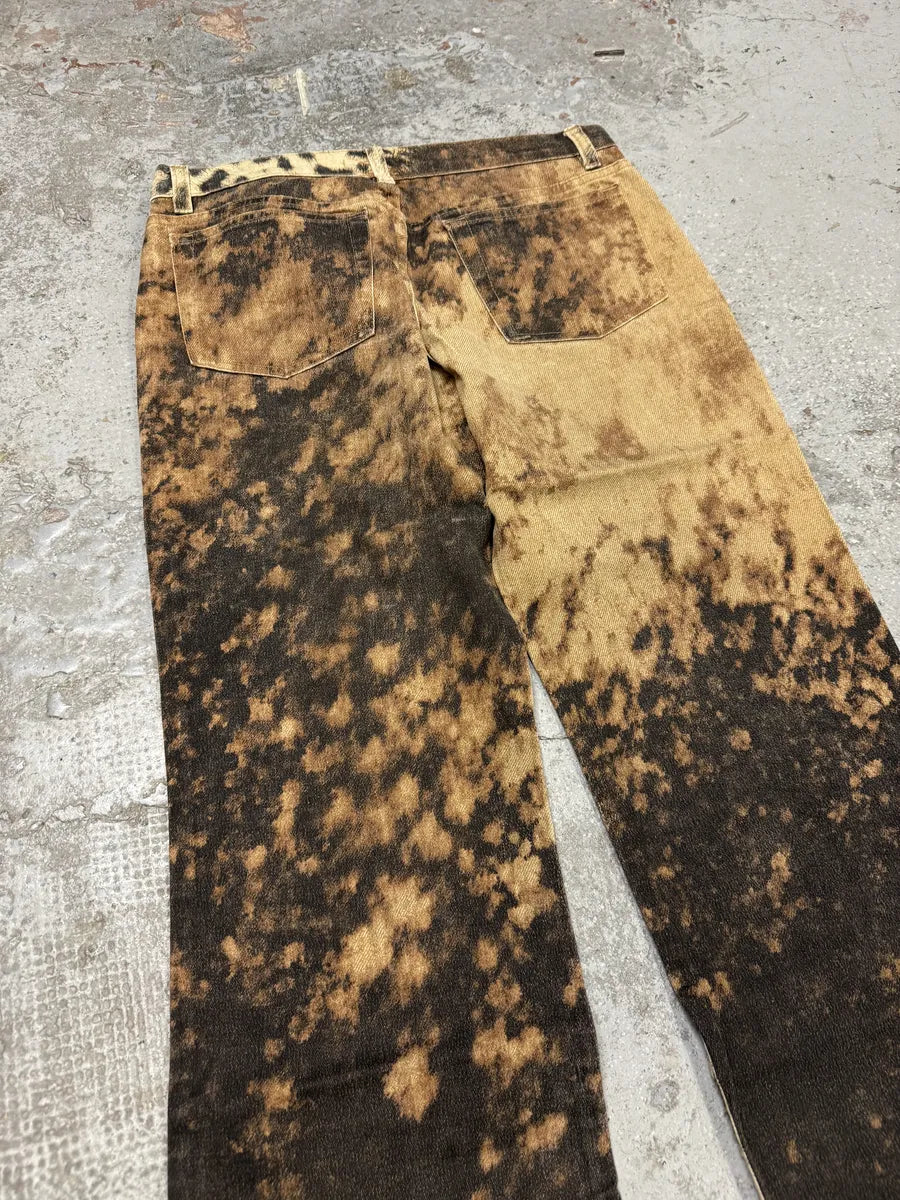 FW2001 Roberto Cavalli World Explosion Leopard Pants ylbYoGg 5
