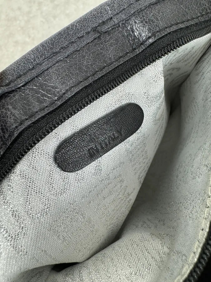 2000s Roberto Cavalli Yellow Fur Leather Handle Bag ulGnYwz 9