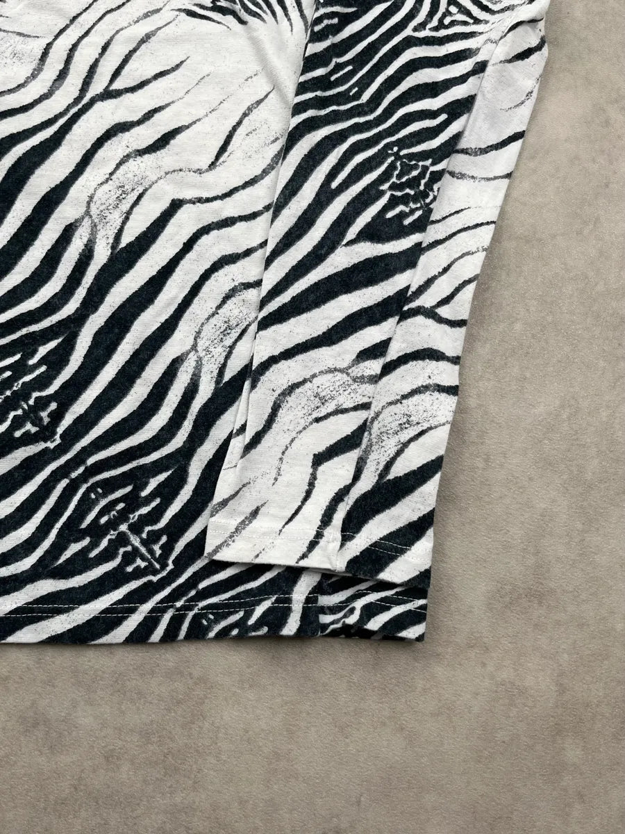 2000s Roberto Cavalli Zebra Black & White Longsleeve EKcEUMv 6