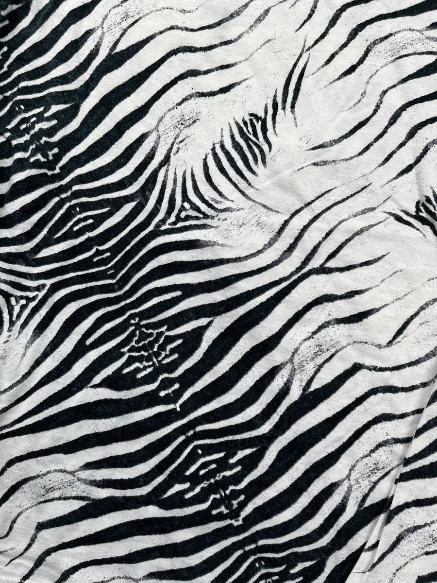 2000s Roberto Cavalli Zebra Black & White Longsleeve EKcEUMv 7