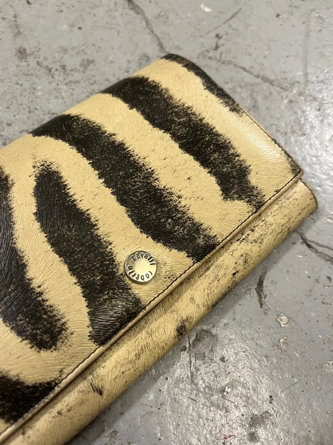 2000s Roberto Cavalli Zebra Leather Wallet (OS) ErLIGiU 3