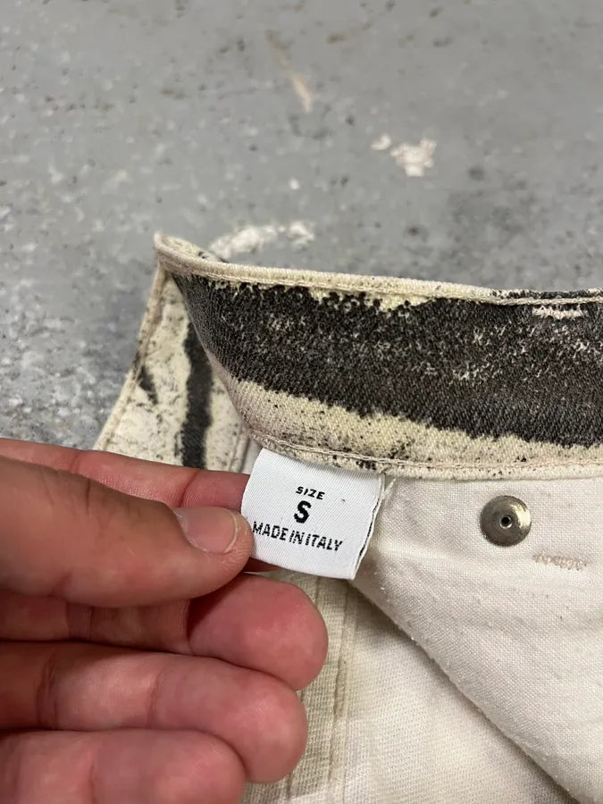 2000s Roberto Cavalli Zebra Marble Pants (S) QheGtpy 12