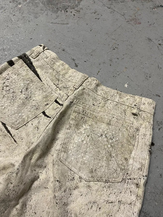 2000s Roberto Cavalli Zebra Marble Pants (S) QheGtpy 8