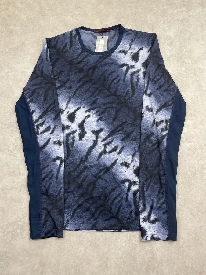 2000s Roberto Cavalli Zebra Navy Longsleeve  EYuOCyo 0