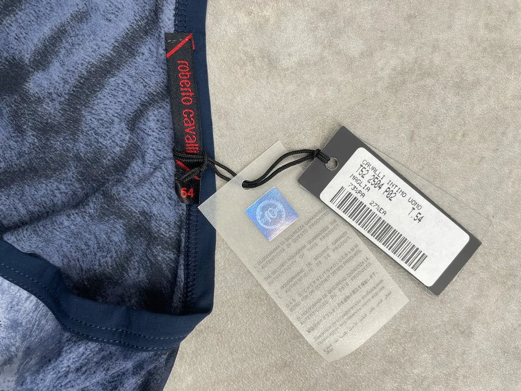 2000s Roberto Cavalli Zebra Navy Longsleeve  EYuOCyo 10