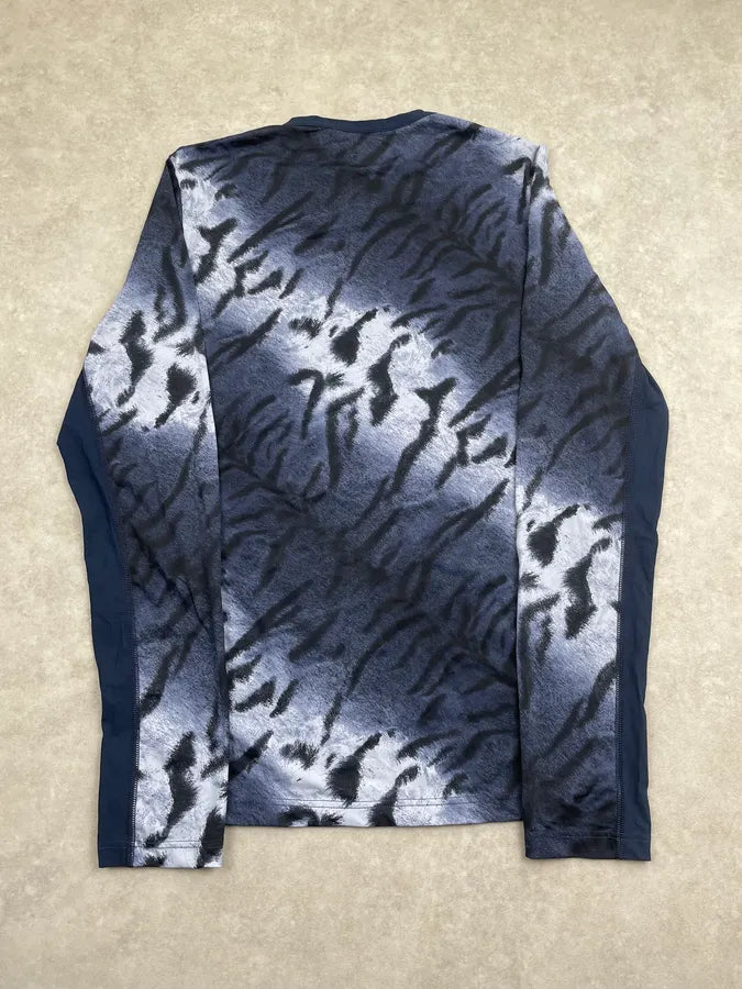 2000s Roberto Cavalli Zebra Navy Longsleeve  EYuOCyo 2