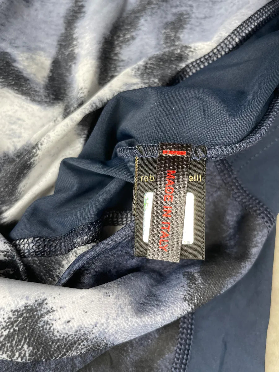 2000s Roberto Cavalli Zebra Navy Longsleeve  EYuOCyo 8