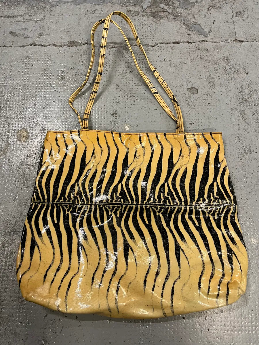 2000s Roberto Cavalli Zebra Print Handle Bag AFxDbkH 1