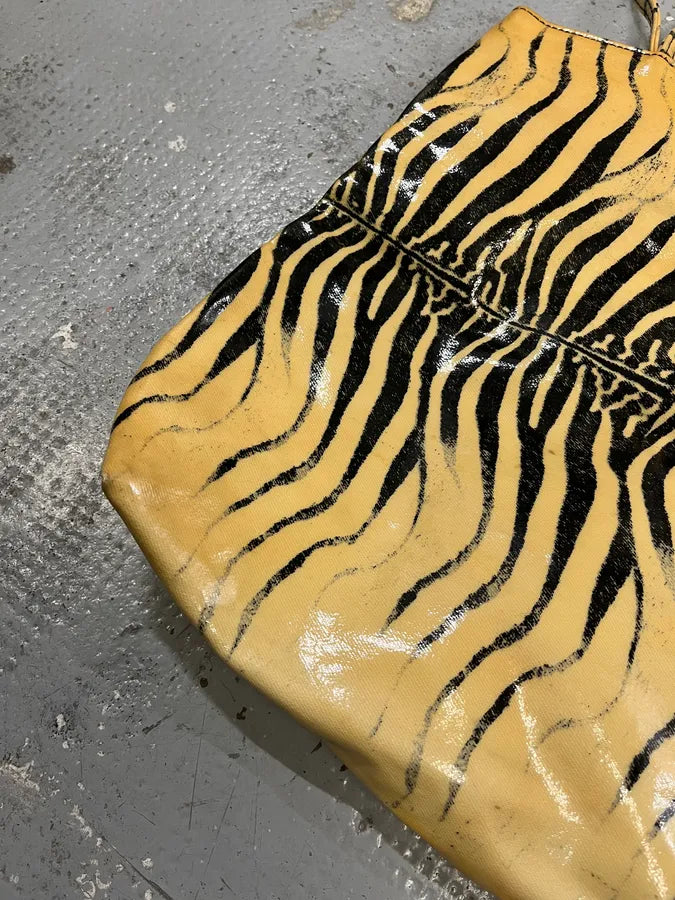 2000s Roberto Cavalli Zebra Print Handle Bag AFxDbkH 5