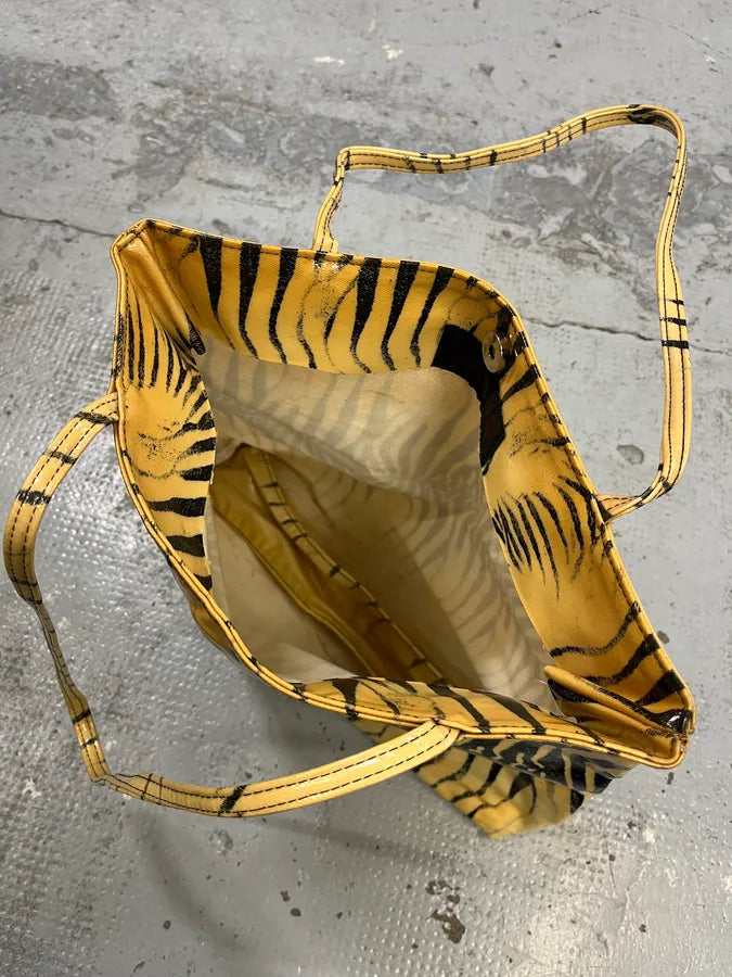 2000s Roberto Cavalli Zebra Print Handle Bag AFxDbkH 7