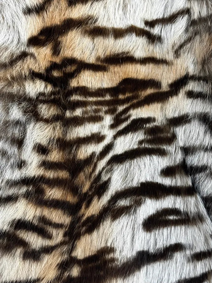 2000s Roberto Cavalli Zebra Savage Fur Zip-up Jacket SxiIVio 8