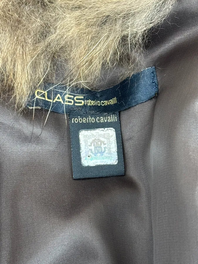 2000s Roberto Cavalli Zebra Savage Fur Zip-up Jacket SxiIVio 9