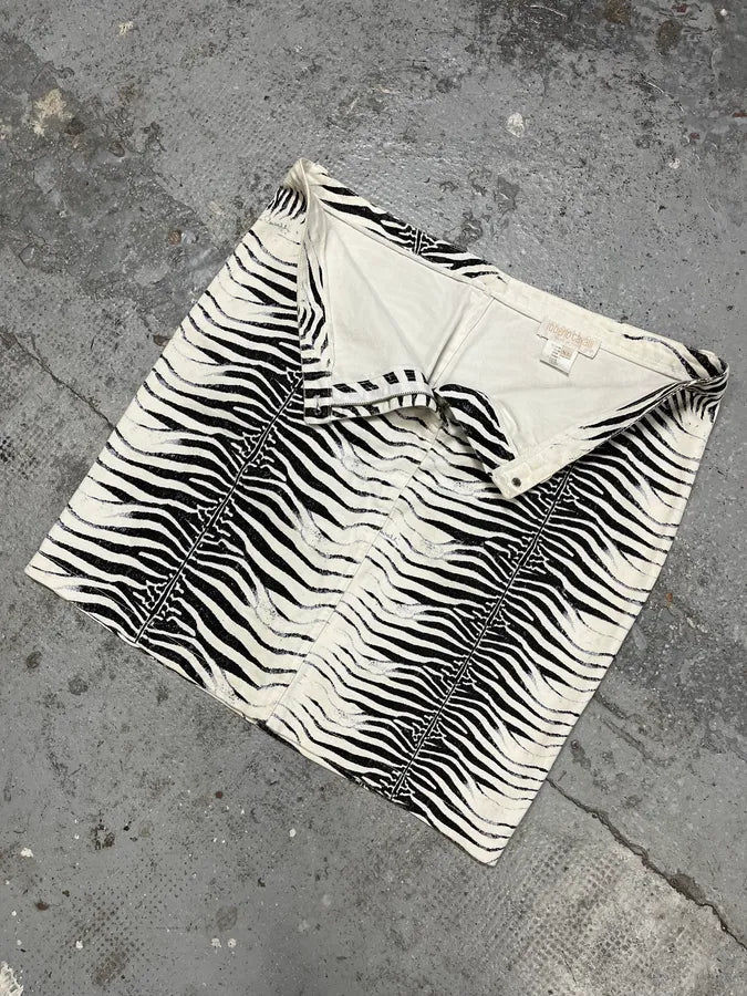 2000s Roberto Cavalli Zebra Skirt vzHElHm 2