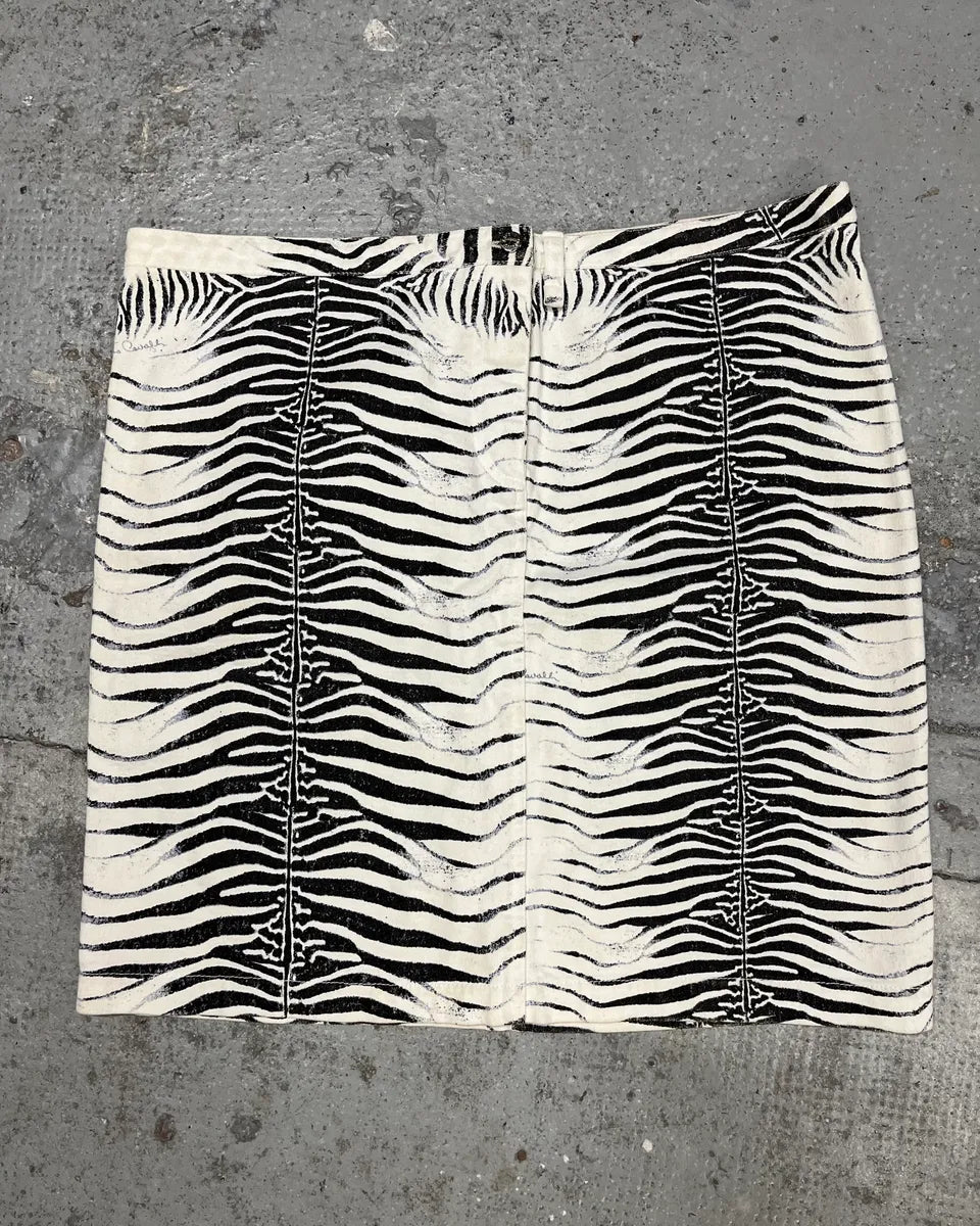 2000s Roberto Cavalli Zebra Skirt vzHElHm 0