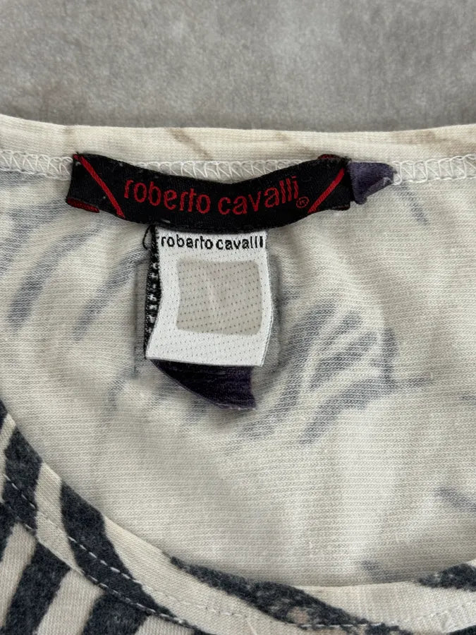 2000s Roberto Cavalli Zebra White Longsleeves LxjvDZp 8