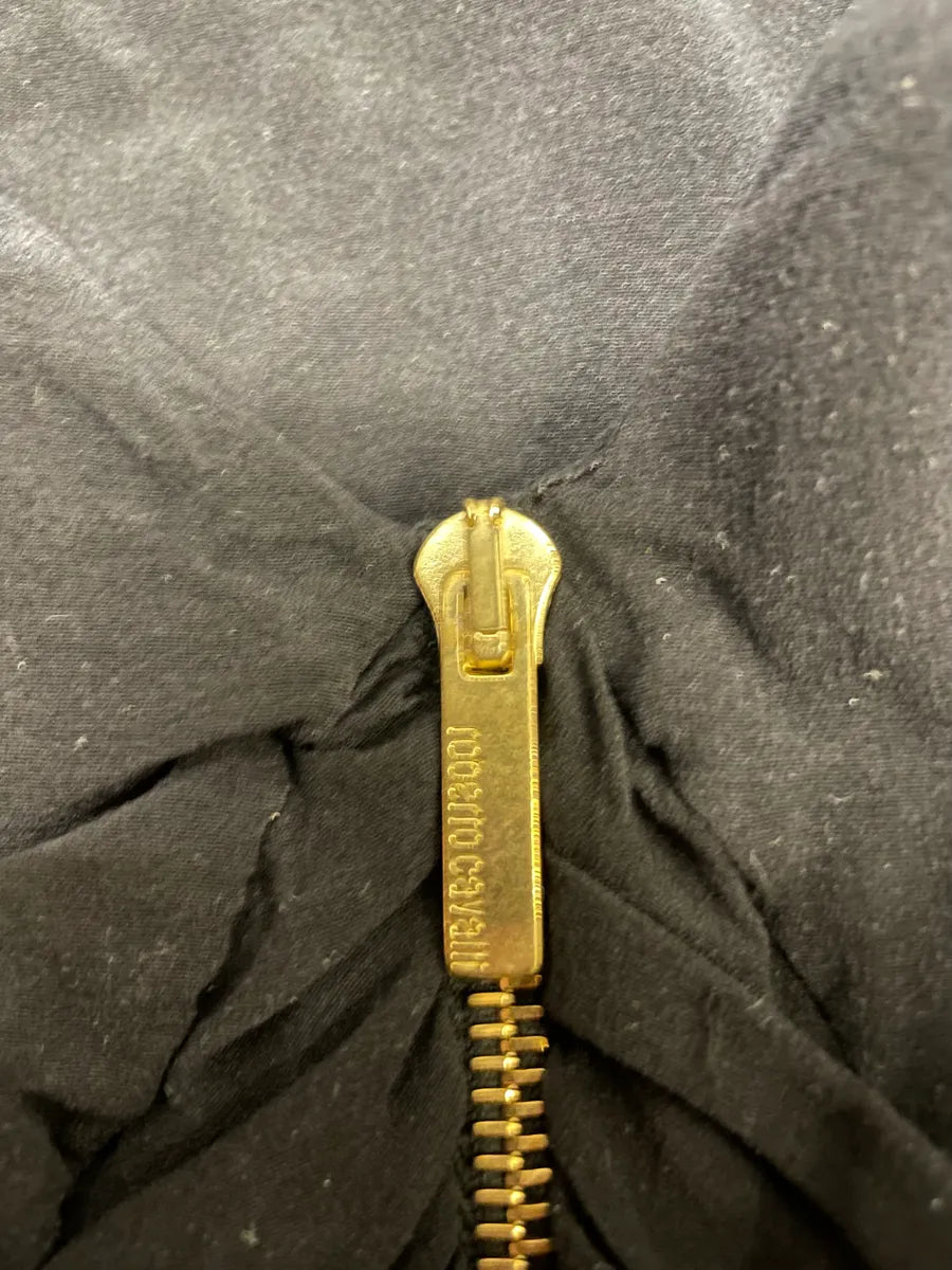 2000s Roberto Cavalli Zip Soft Black Longsleeves Top (M/L) CeuNHJQ 7