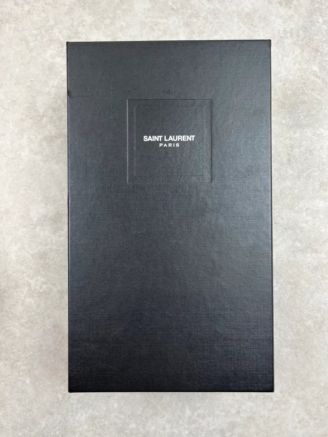 2010s Saint Laurent Black Ankle Leather Boots hYOwMKt 10