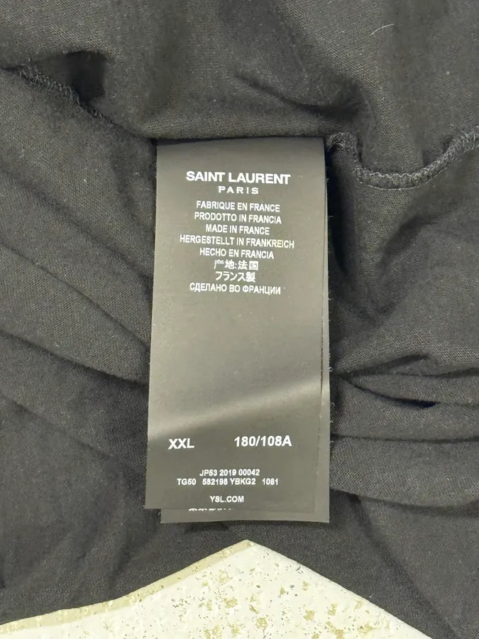 SS2020 Saint Laurent Black Palm Trees T-Shirt ajCudiy 8