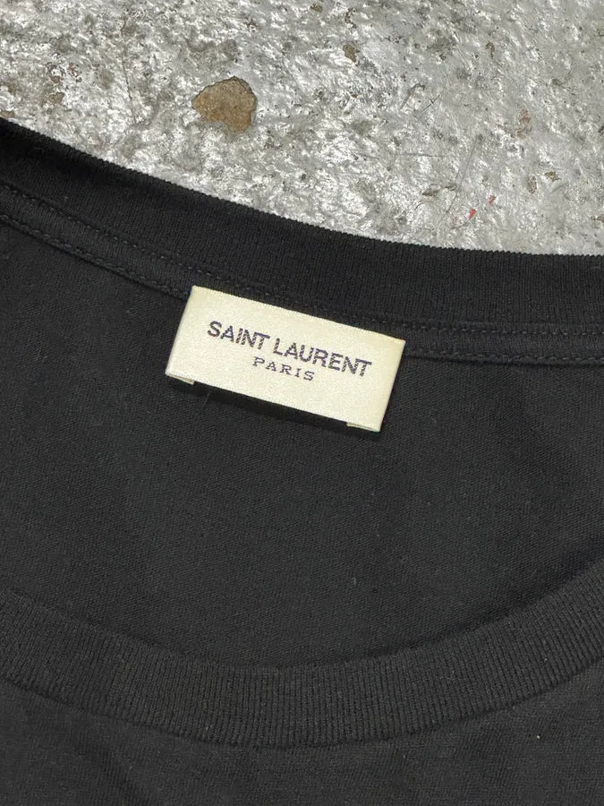 SS2020 Saint Laurent Black Palm Trees T-Shirt ajCudiy 7