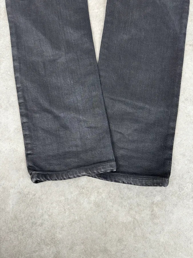 SS2014 Saint Laurent Black Waxed Slim Jeans by Hedi Slimane zgCtisa 9