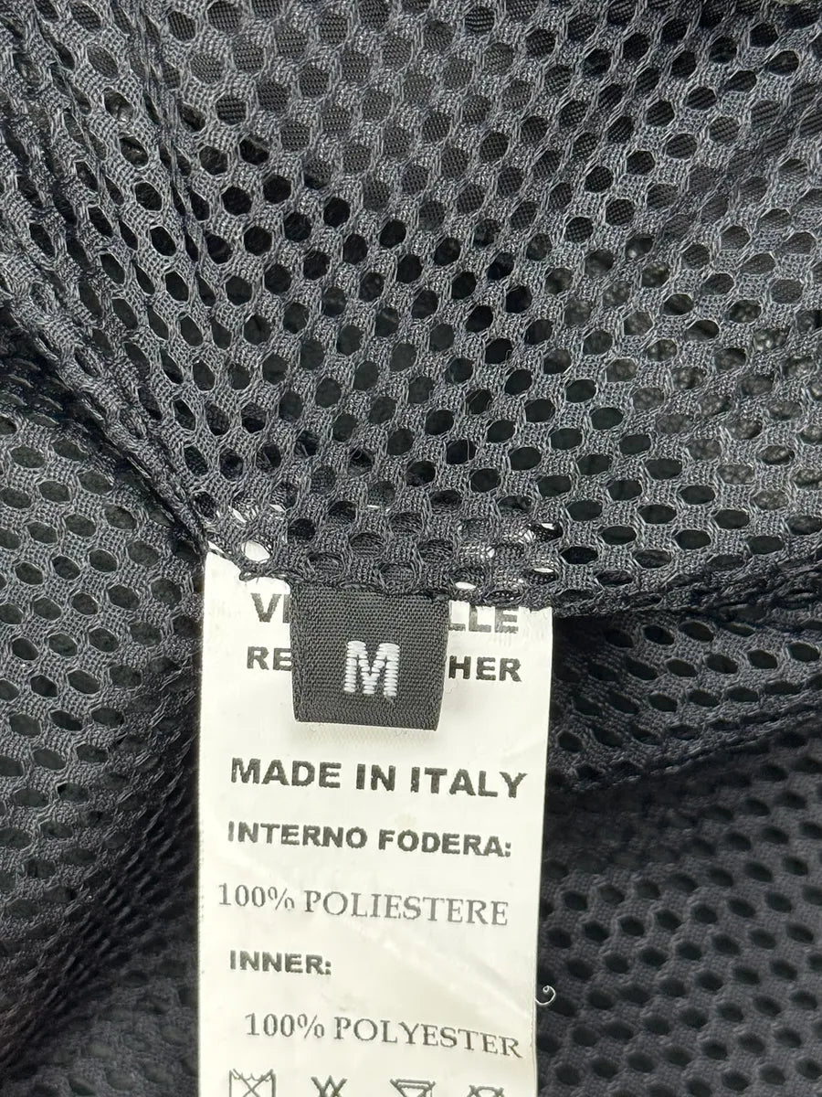 Something Special Italian Black Perforated Leather Jacket dLXMATB 12