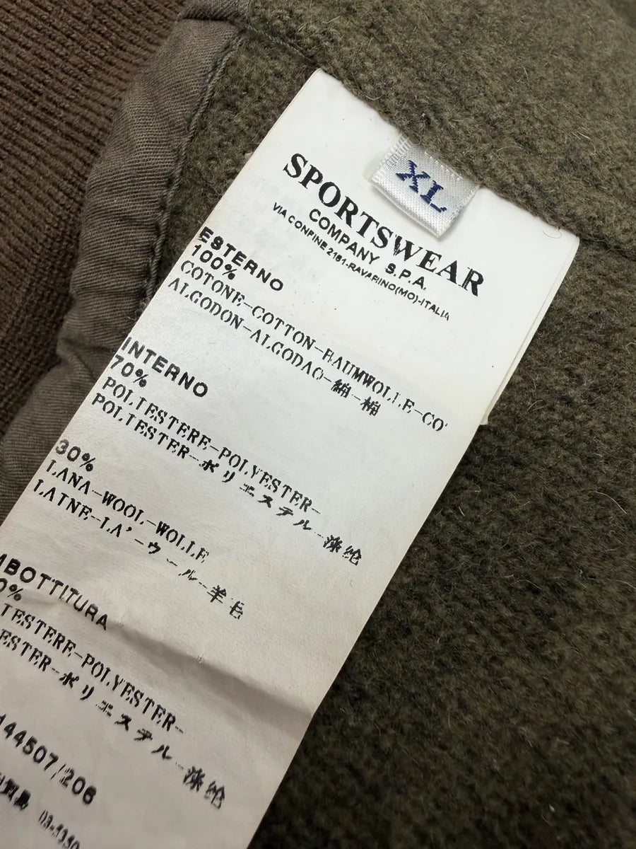 2000s Stone Island Brown Hooded Utility Bomber Jacket xupZFku 6