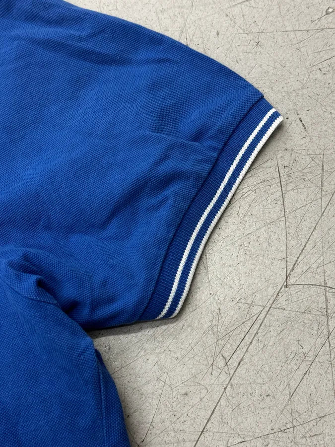 2000s Stone Island Electric Blue Classic Logo Polo ChzMzSU 7