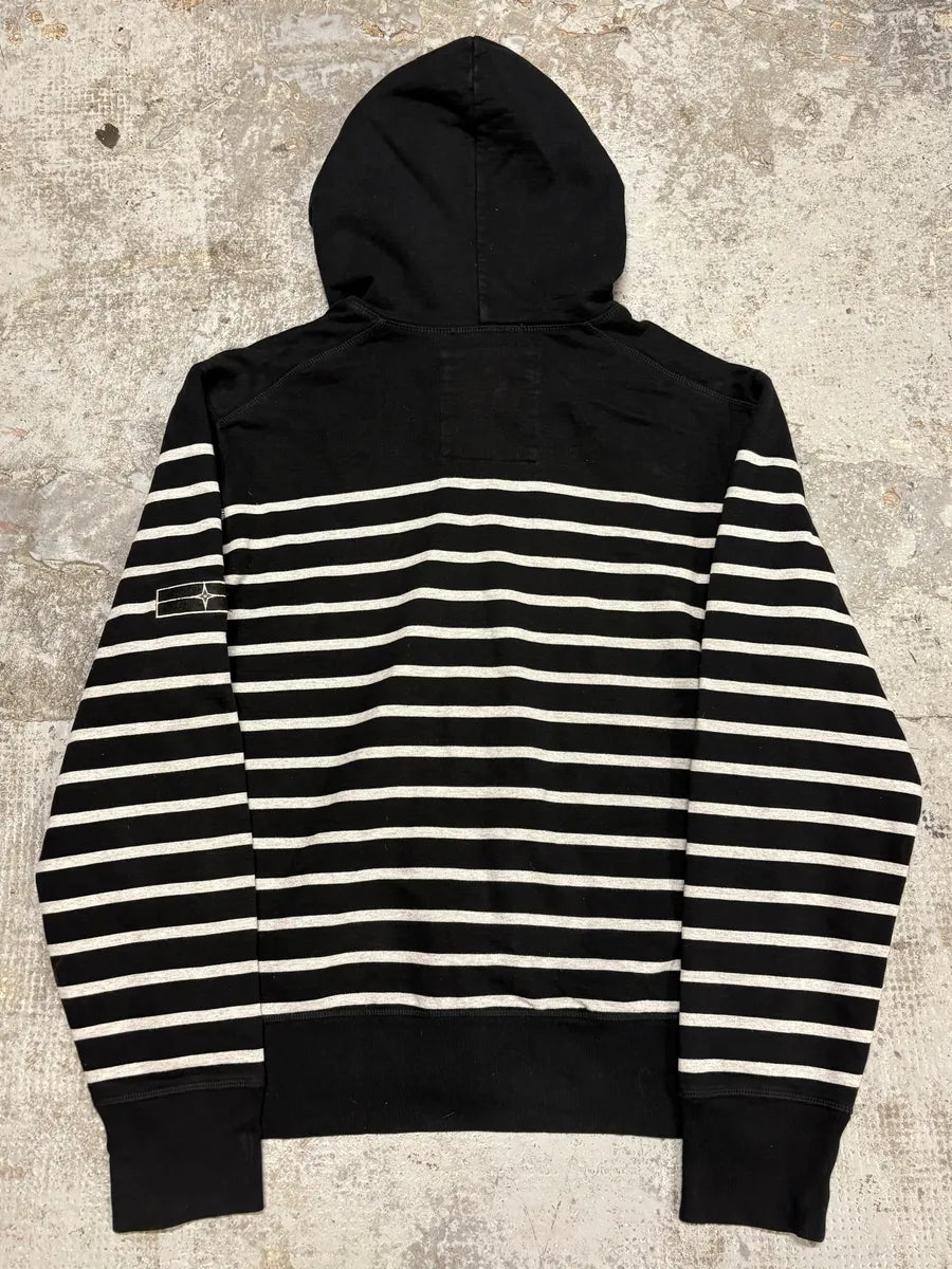 2000s Stone Island Marine Navy Striped Sweatshirt OmyReyV 5