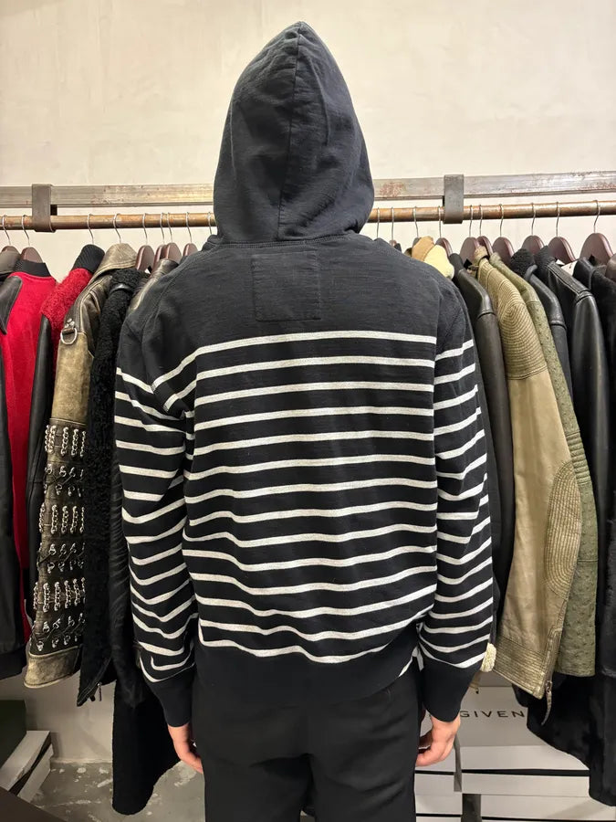 2000s Stone Island Marine Navy Striped Sweatshirt OmyReyV 2