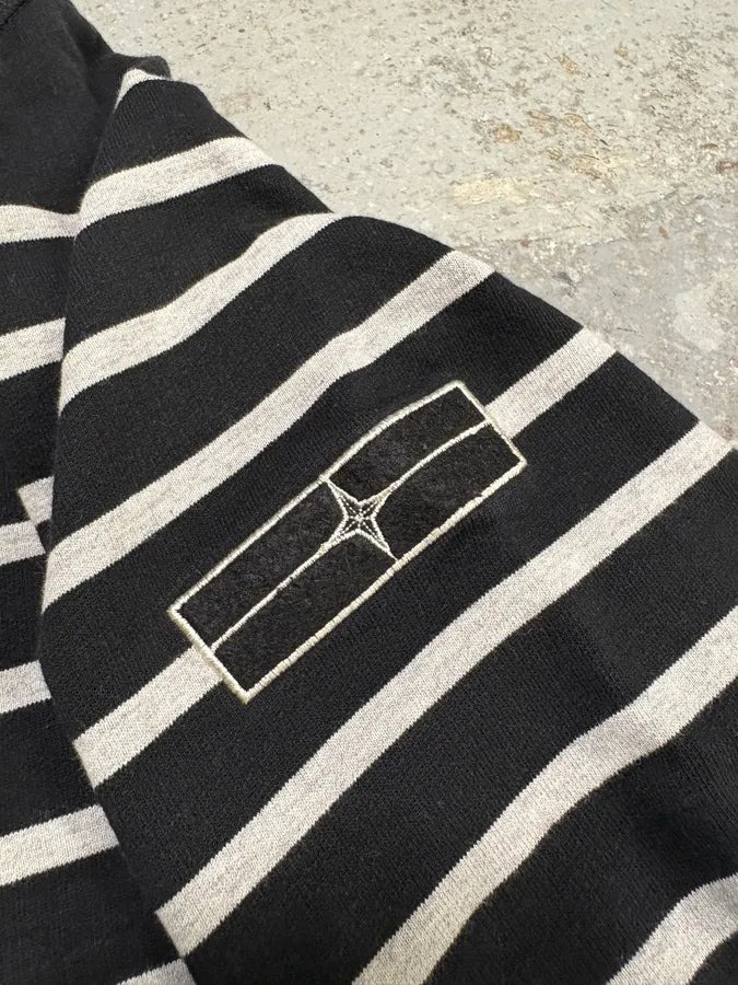 2000s Stone Island Marine Navy Striped Sweatshirt OmyReyV 6