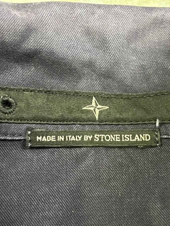 2000s Stone Island Navy Harrington Jacket XBfIxHO 9