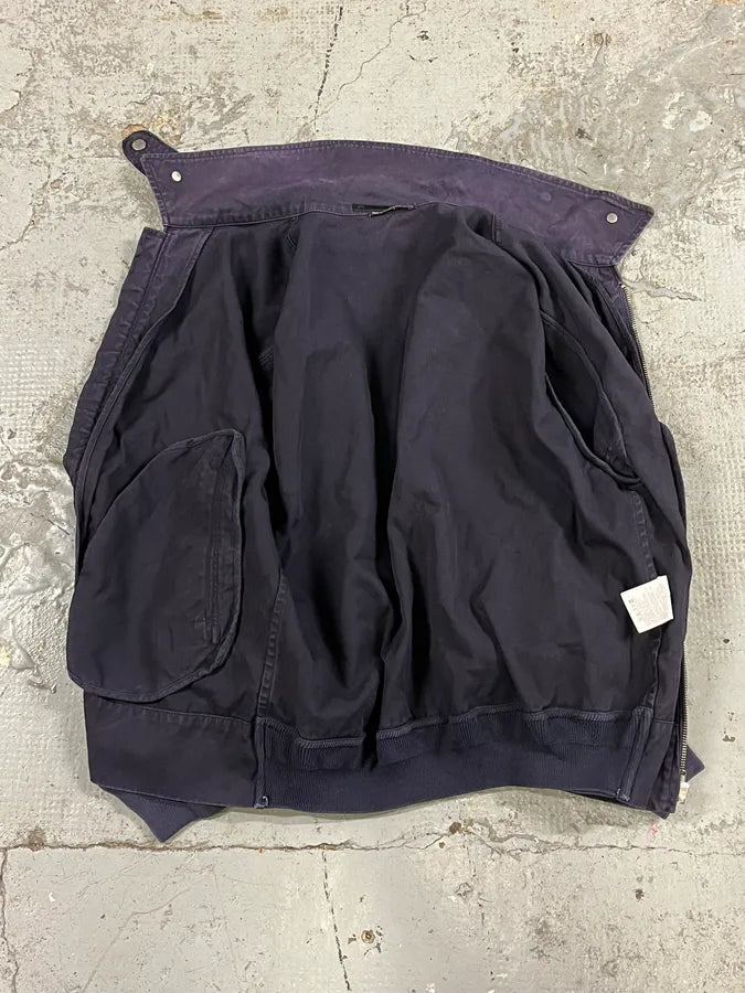 2000s Stone Island Navy Harrington Jacket XBfIxHO 7